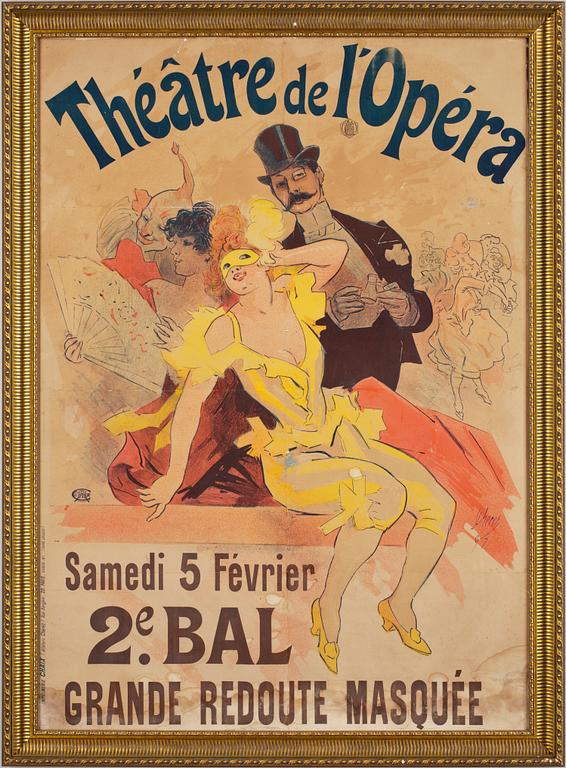 JULES CHERET, färglitografi, imp/chaix 1897, sign i trycket.