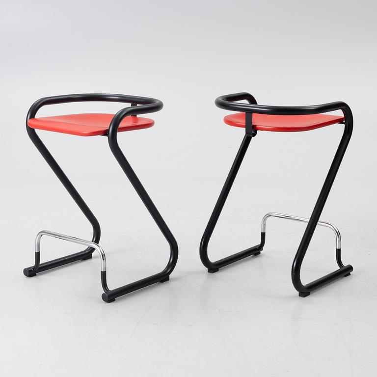 Börge Lindau & Bo Lindekrantz, barstolar, 4 st, "S70-3", Lammhults Möbel AB, 1990.