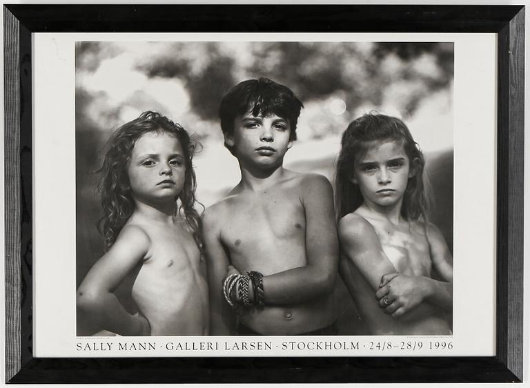 UTSTÄLLNINGSAFFISCH, för Sally Mann på Galleri Larsen, Stockholm, 24/8 - 28/9, 1996.