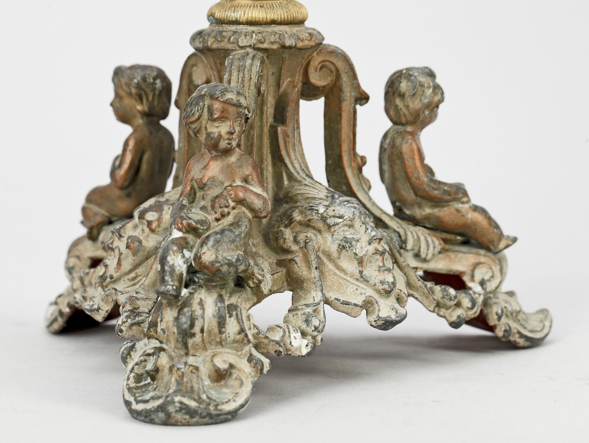 KANDELABER, oscariansk, 1800-talets slut.