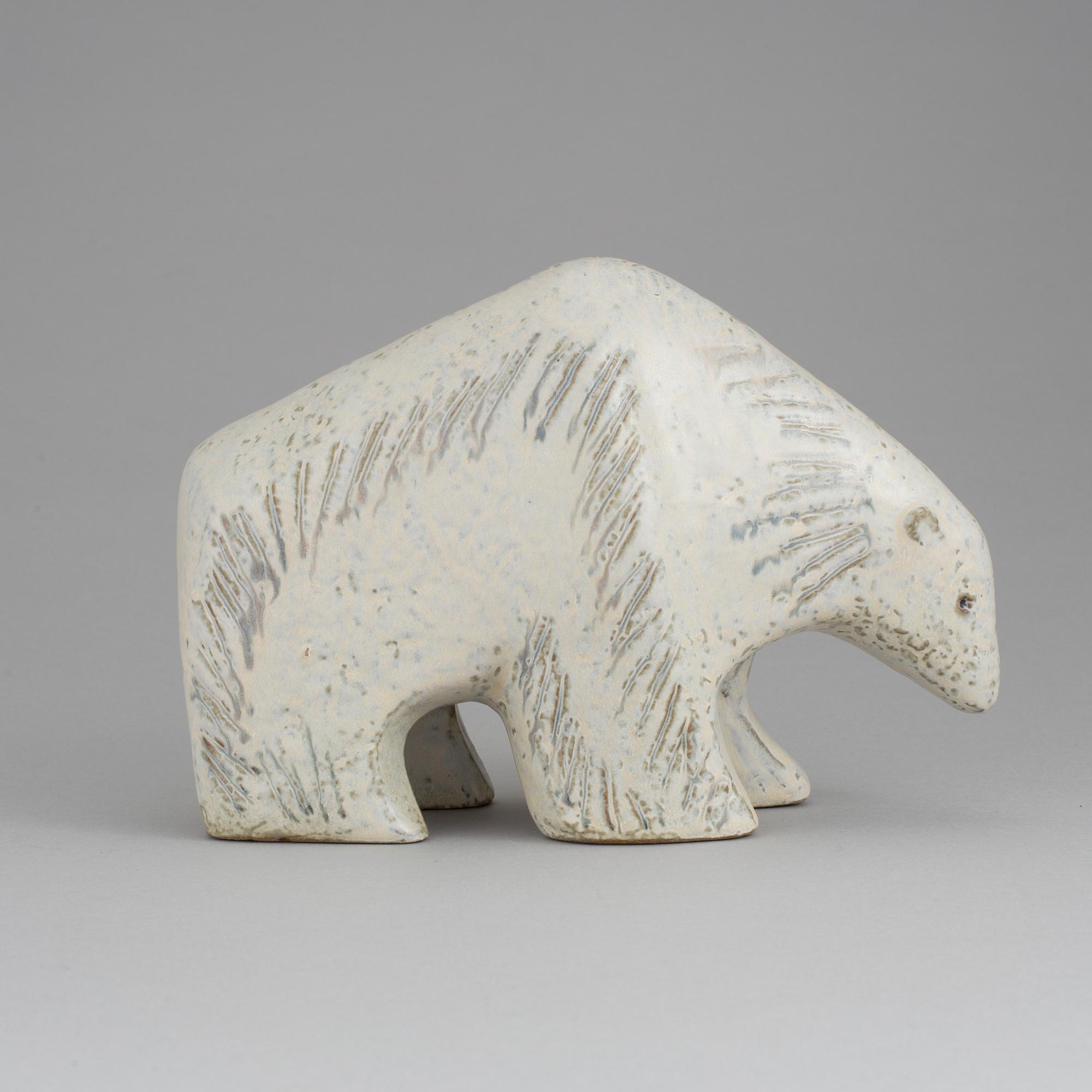 LISA LARSON, figurin, stengods, "Lilla Zoo", Gustavsberg.