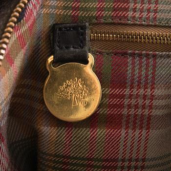 MULBERRY Vintage Black Scotchgrain Shopper Bag.