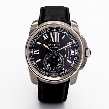 Cartier, Calibre de Cartier, armbandsur, 42 mm.