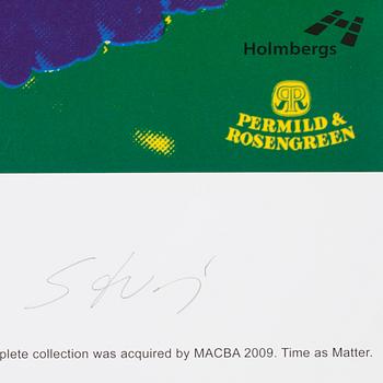 STURE JOHANNESSON, reproducerad utställningsaffisch från 1969, signerad.