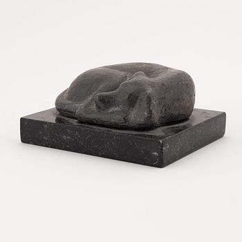 Göran Lange, sculpture, bronze, signed.