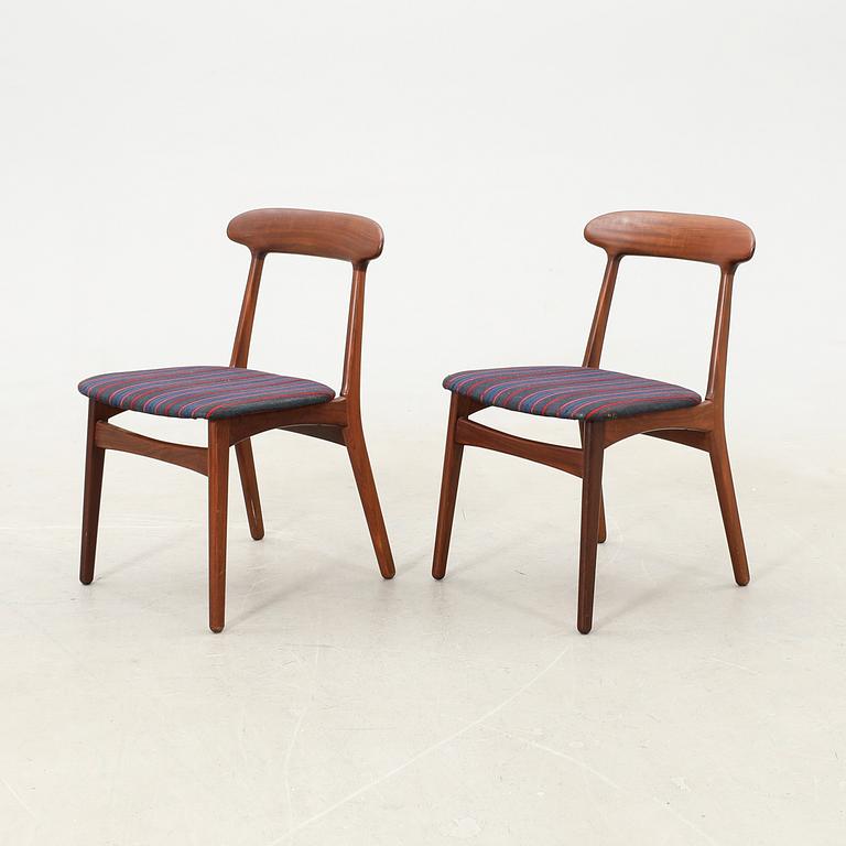 Chairs, a pair, mid-20th century, Denmark.