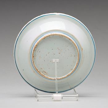 A set of five blue and white dishes, Ming dynasty, Tianqi/Chongzhen, 17th Century.