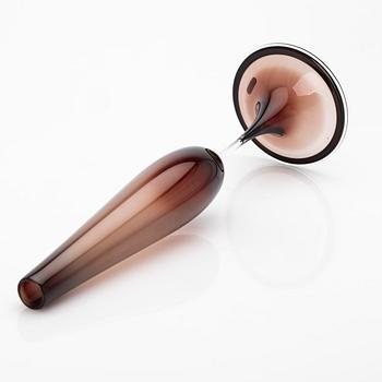 Nils Landberg, Tulip glass, Orrefors, 1957.