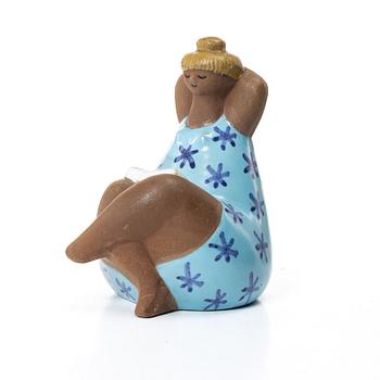 Lisa Larson, a figurine, 'Emma' from the series 'ABC-flickorna', Gustavsberg.