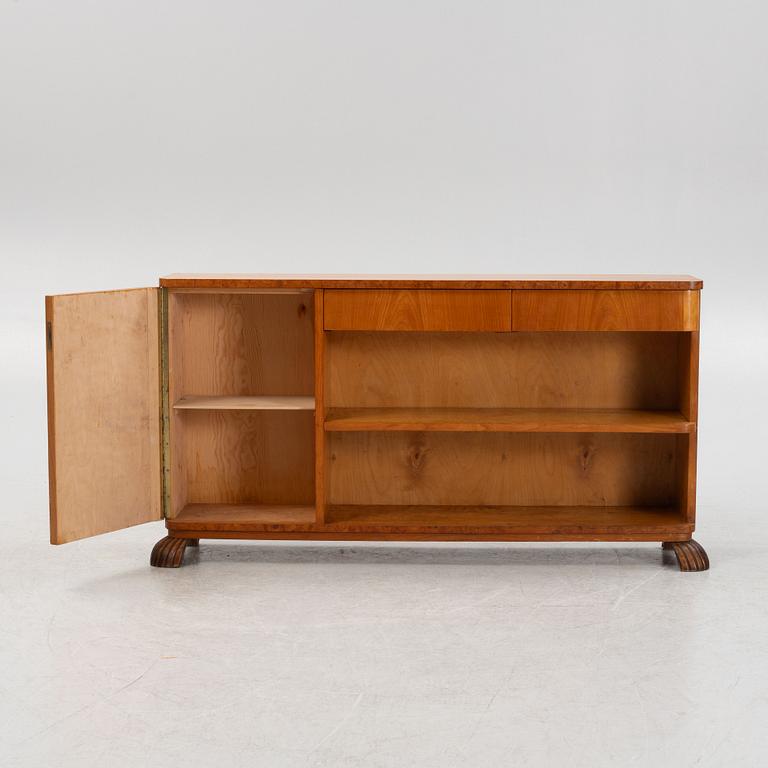 An elm veneered 'Excellent' book case, Ikea, mid 20th Century.