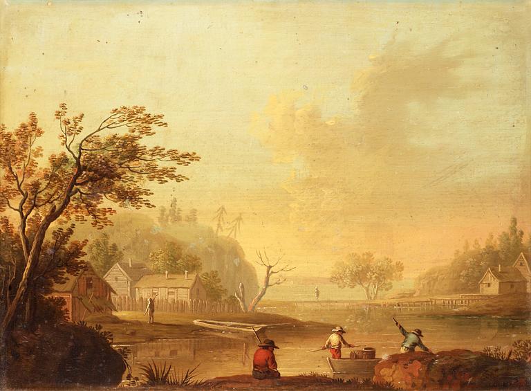 Johan Philip Korn, Landscape with lake.
