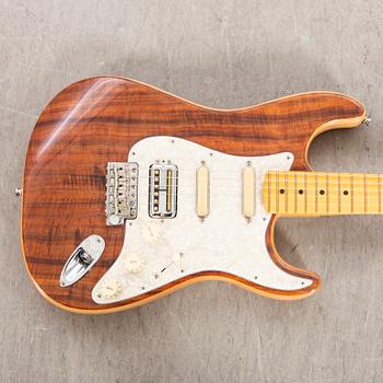 Electric guitar, Fender Stratocaster, Rarities Flame Koa Top, 2019.