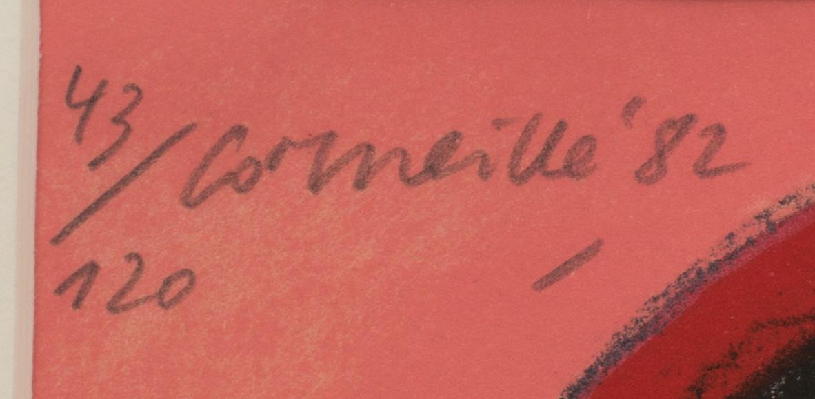 BEVERLOO CORNEILLE, litografi, signerad, daterad 82 och numrerad43/120.