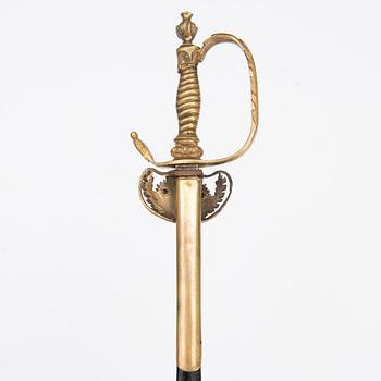 A late 19th century Russian smallsword.