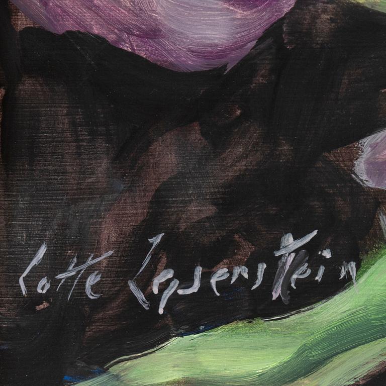 Lotte Laserstein, olja på pannå, signerad.