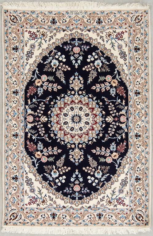 MATTA, old, Nain, part silk, signerad, ca 147 X 98 cm.