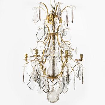 Ljuskrona, rokokostil, tidigt 1900-tal.