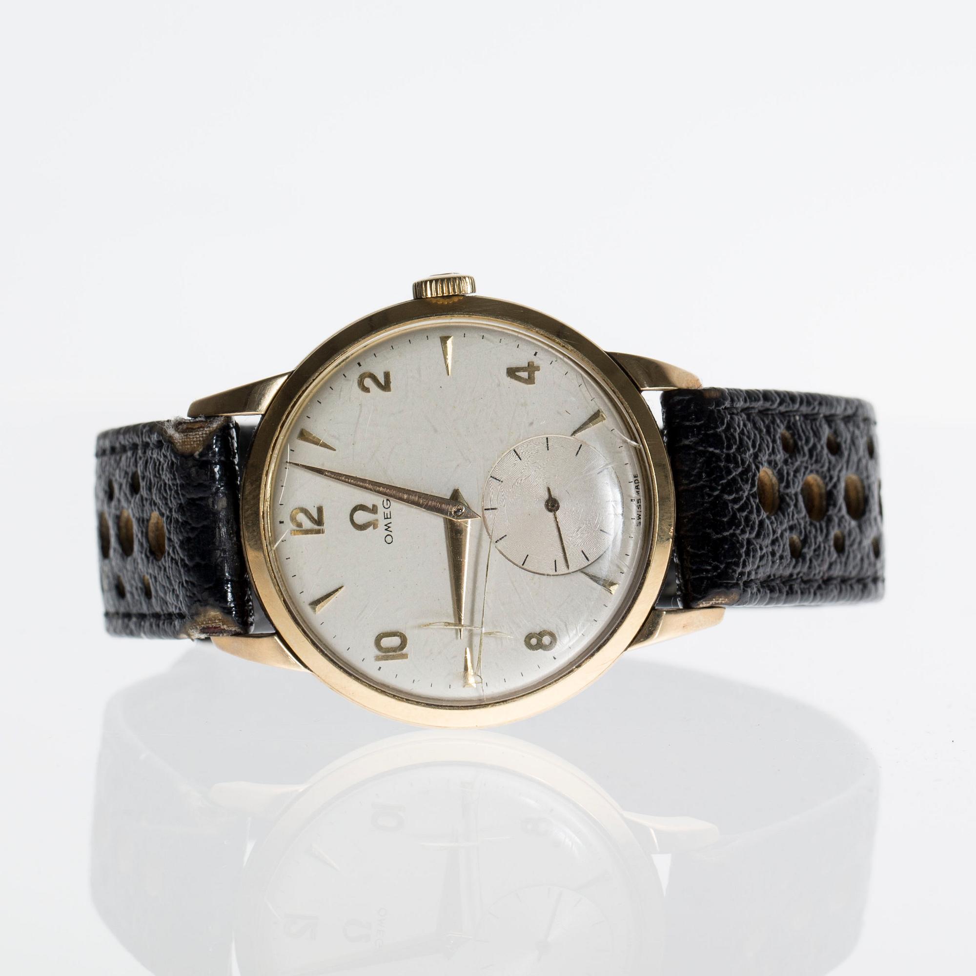 ARMBANDSUR, 14K guld, Omega.