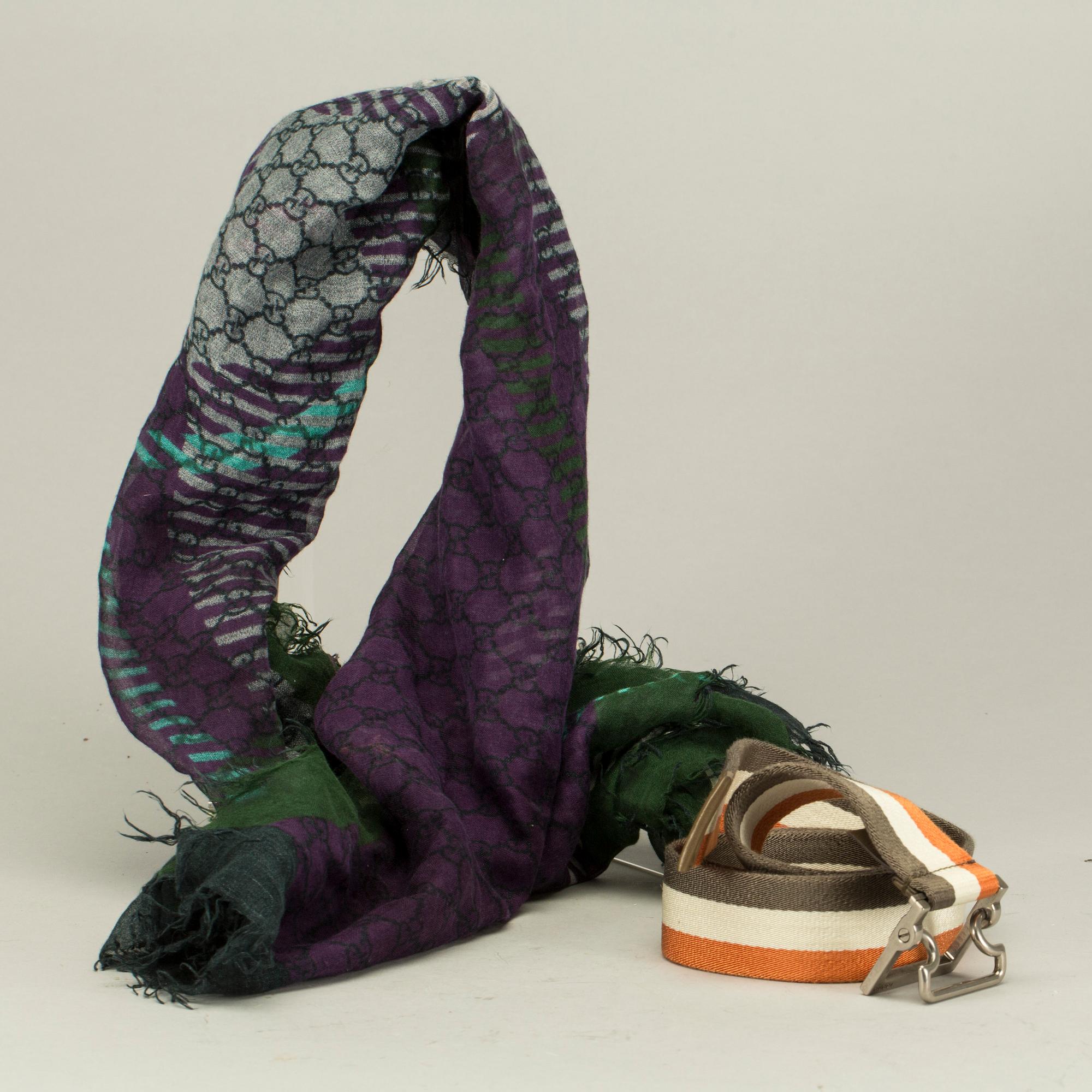 SCARF SAMT SKÄRP, Gucci.