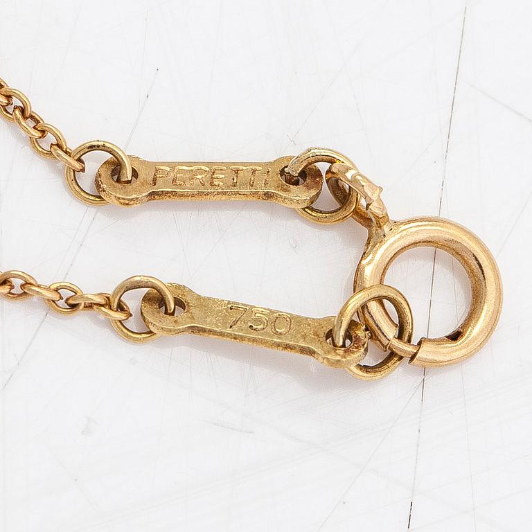 Tiffany & Co, Elsa Peretti, halsband, "Open Heart", 18K guld.