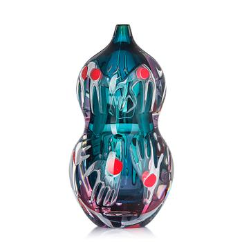 41. Peter Hermansson, a unique ariel glass vase, Örsjö, Sweden 2012.