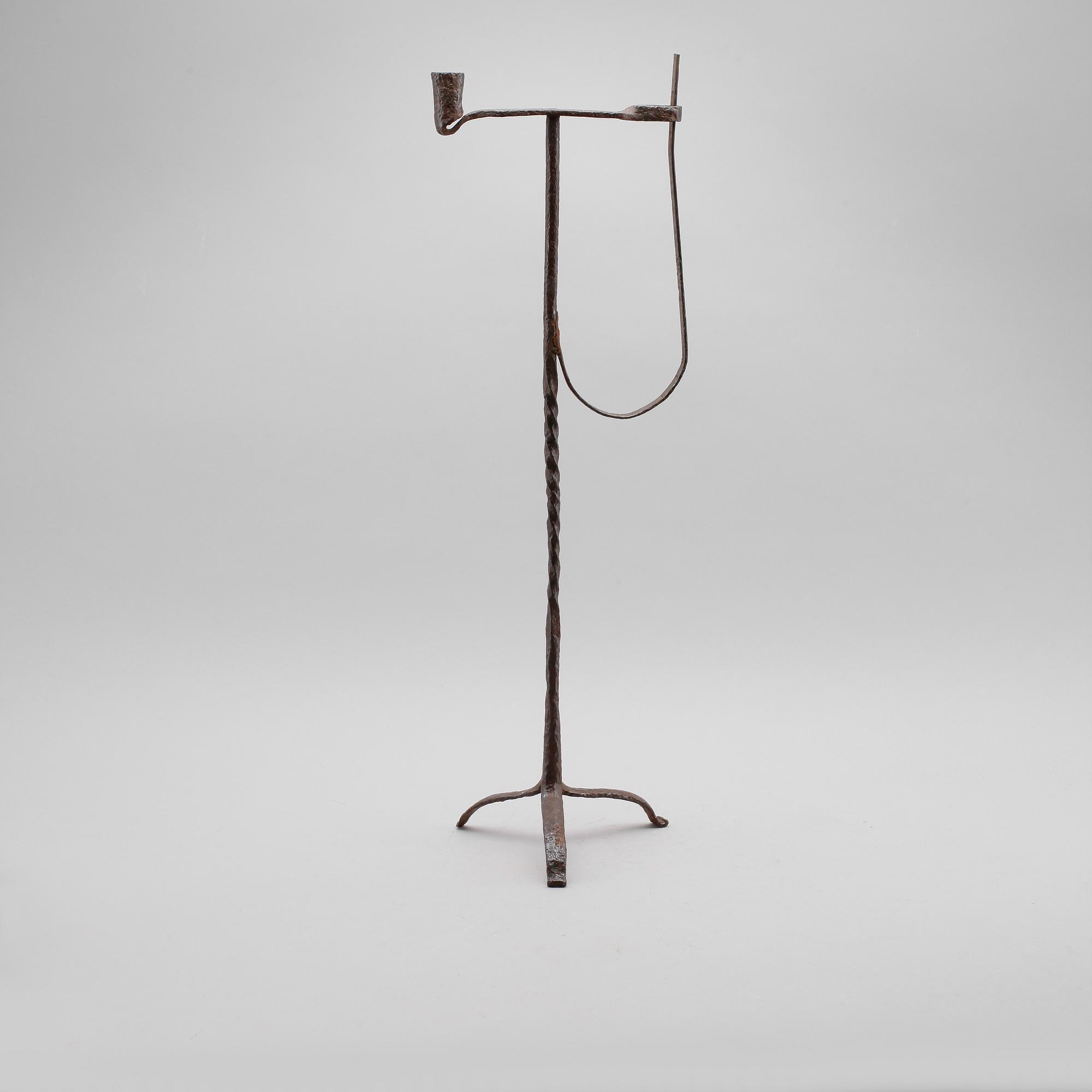 LJUSSTAKE, smide, 1700-tal.