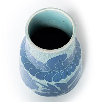 Josef Ekberg, a creamware vase, Gustavsberg 1920.