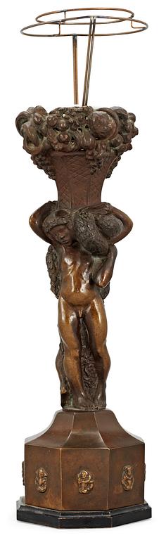 RAGNAR GELLERSTEDT, bordslampa, Herman Bergmans Gjuteri, Stockholm 1920-30-tal.