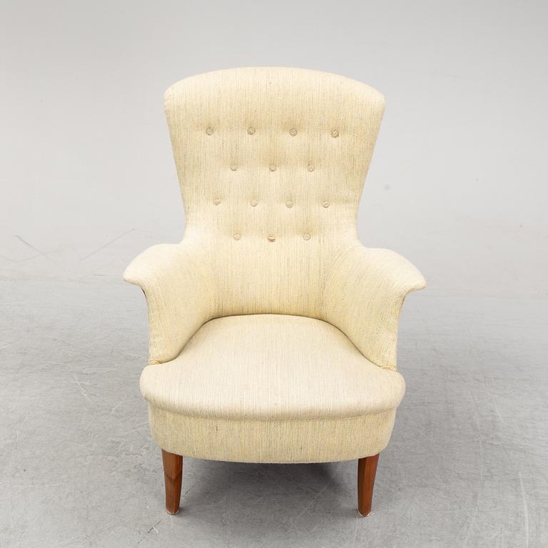 Carl Malmsten, soffa "Konsert", fåtölj "Cirkus" och fåtölj "Gamla Stan".