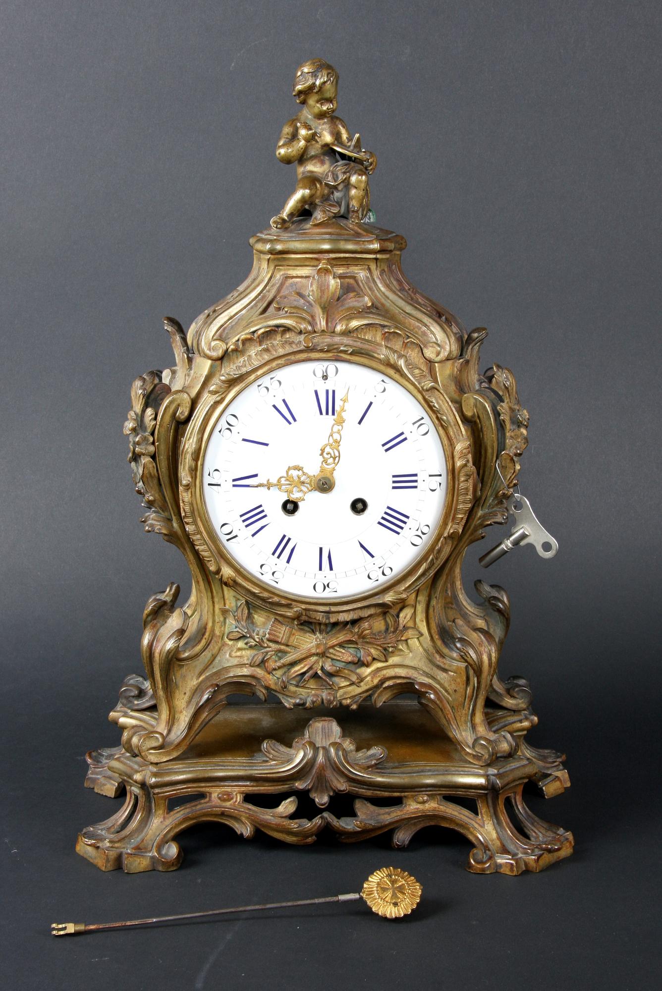 BORDSPENDYL, rokokostil, 1800-tal.