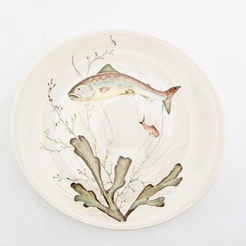 Plates 11 pcs "Fish" Johnson Bros England ironstone first half/mid 20th century.