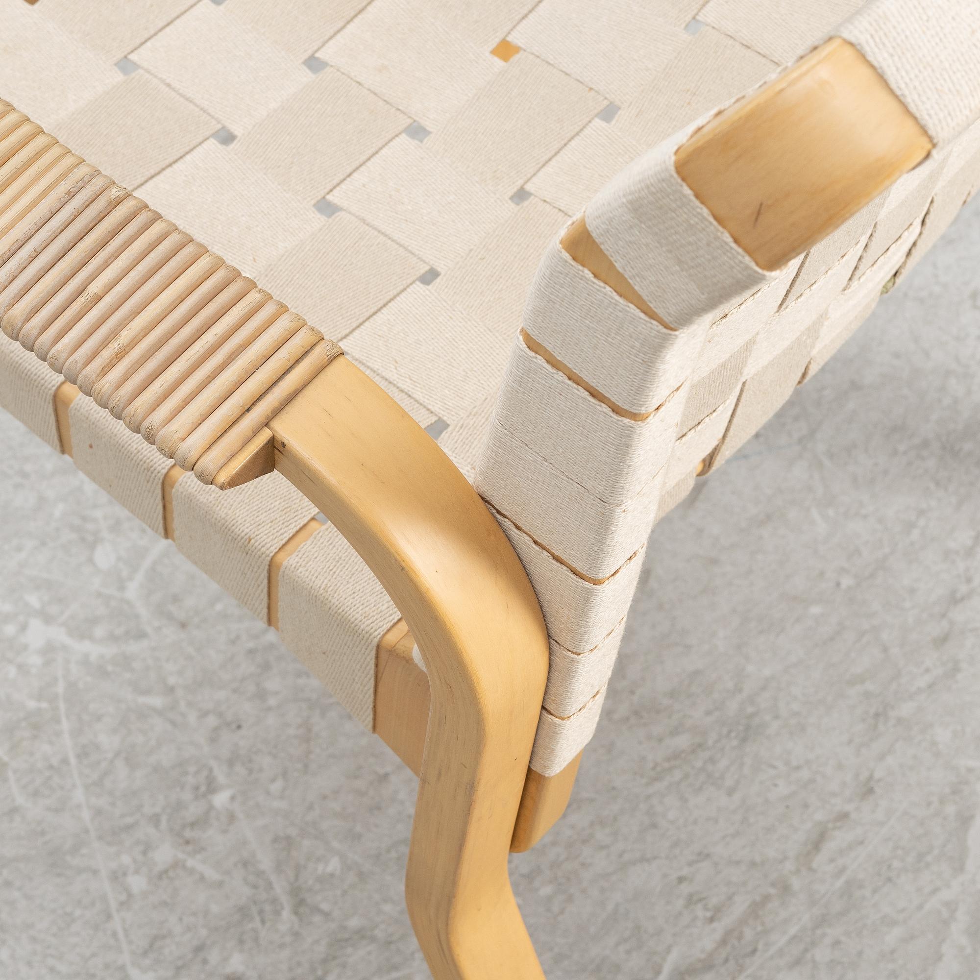 Alvar Aalto, an armchair, model 45, Artek, Finland.