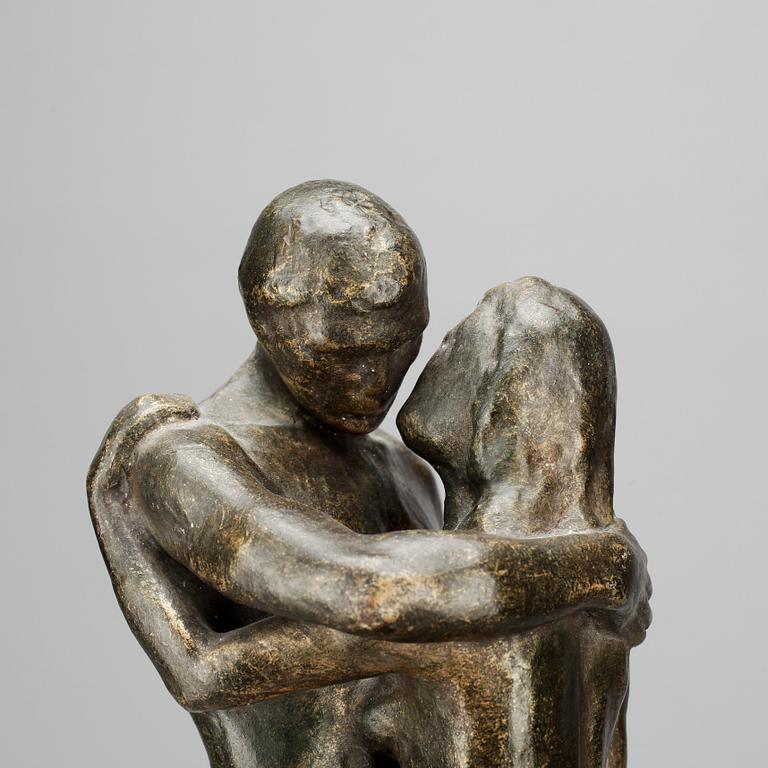 GUDMAR OLOVSON, skulptur, gips, signerad i massa.