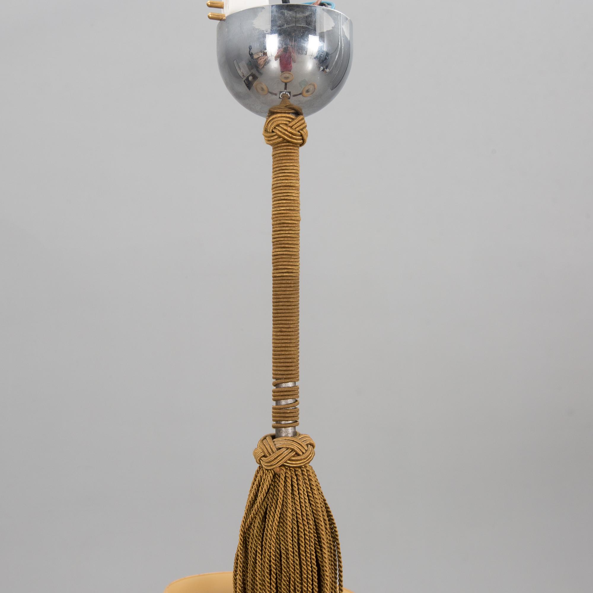 TAKLAMPA, funkis, 1930/40-tal, Meissen.