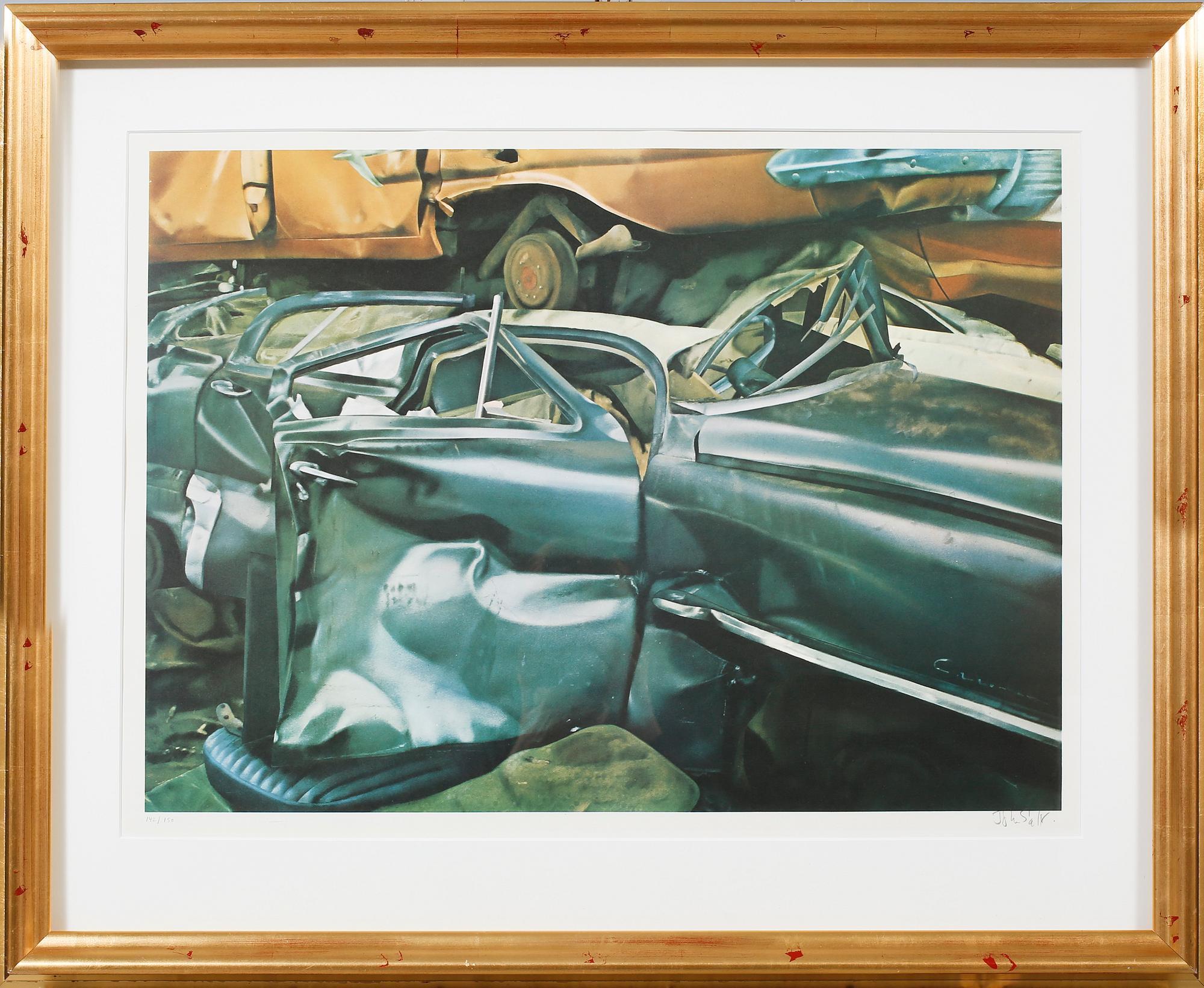 JOHN SALT, offsetlitografi, signerad och numrerad 142/150.