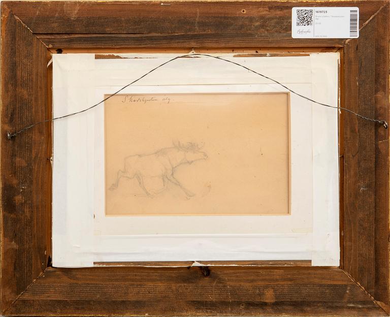 Bruno Liljefors, "Wounded Moose".