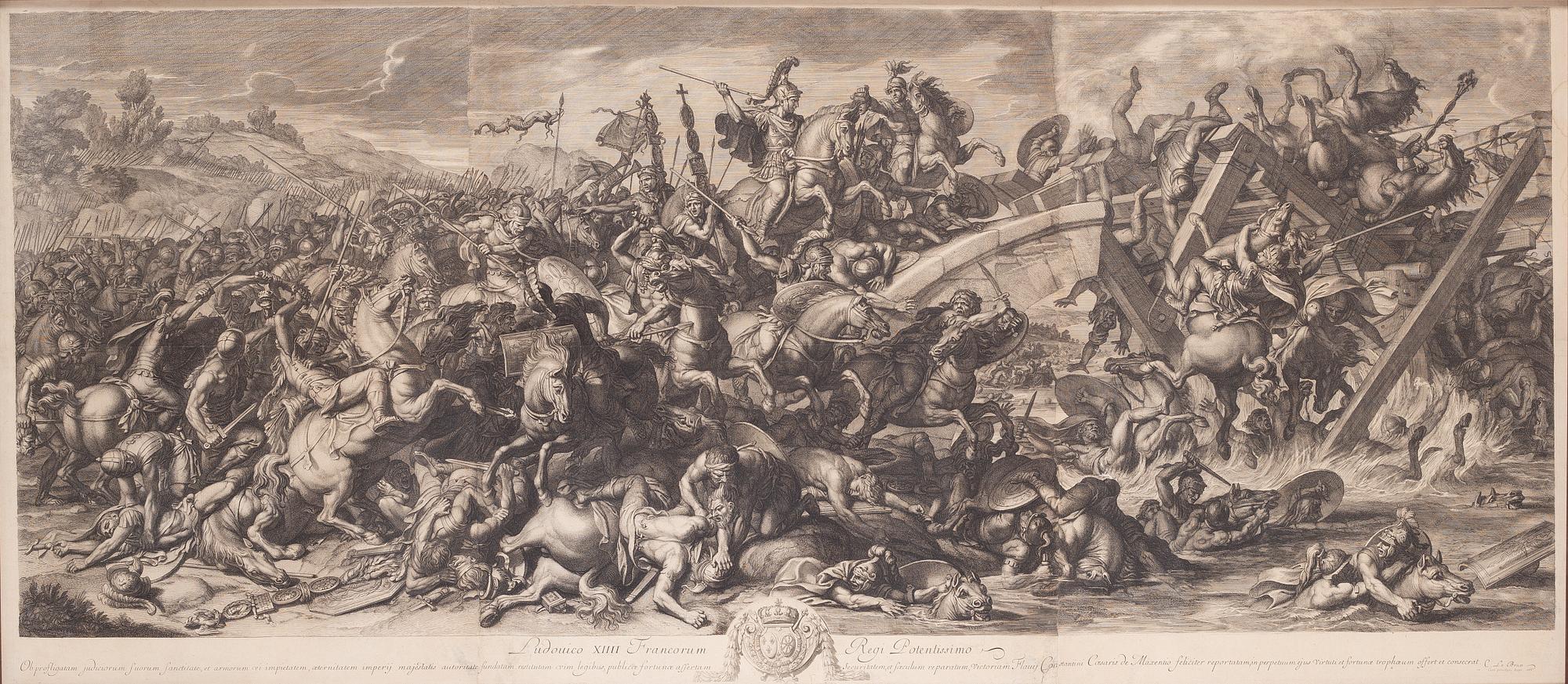 Charles Le Brun, after, The Battle of Granicus.
