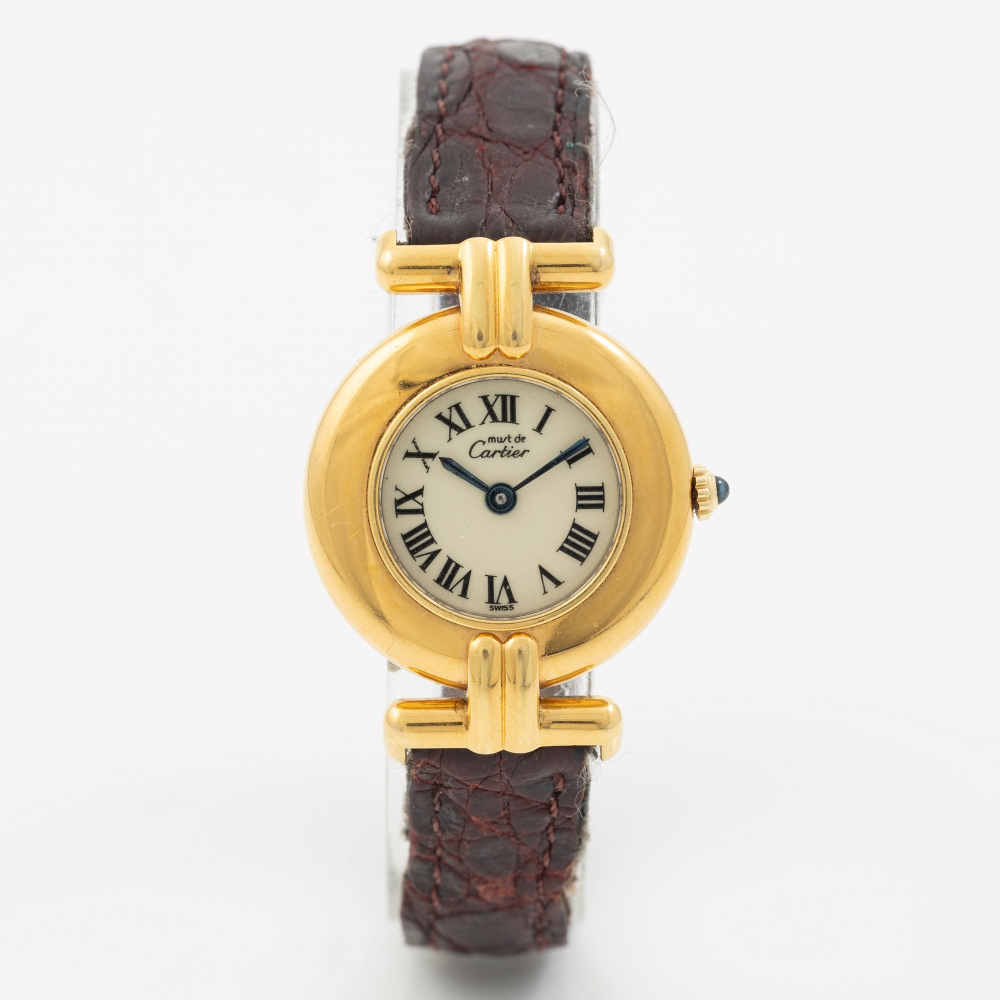 must de Cartier, Colisée, armbandsur, 24 mm.