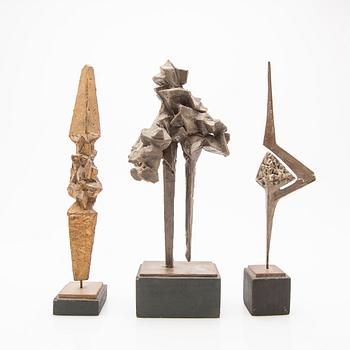 Wolfram Beck, sculpture/model, 3 pcs.
