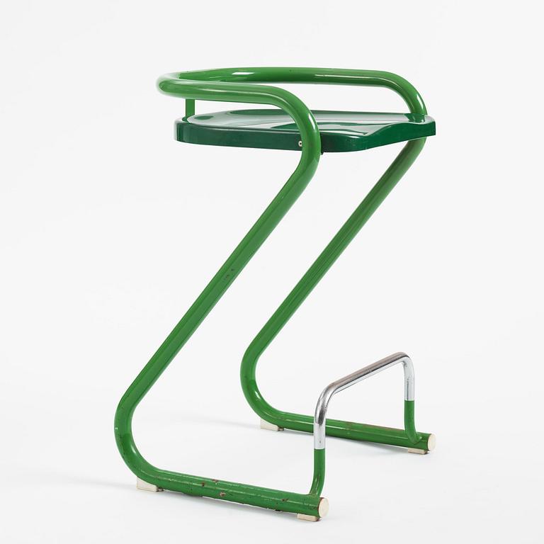 Börge Lindau & Bo Lindekrantz, a stool model "S70-3", Lammhults, post 1968, provenance Lasse Åberg.