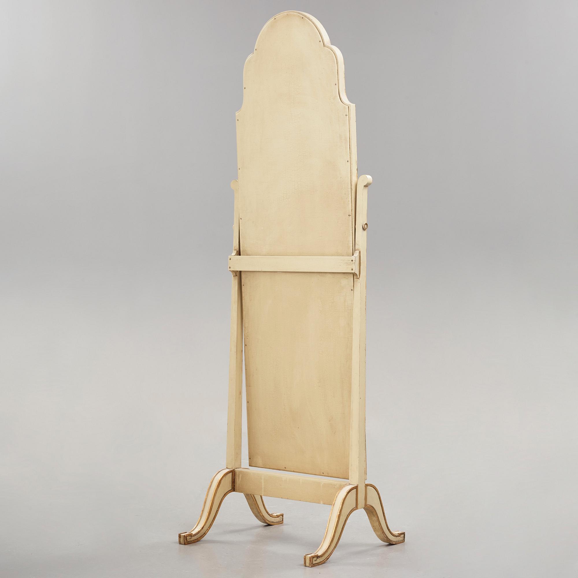 Axel Einar Hjorth, a cheval glass mirror, model 'Åbo', Nordiska Kompaniet, Sweden ca 1928-30.