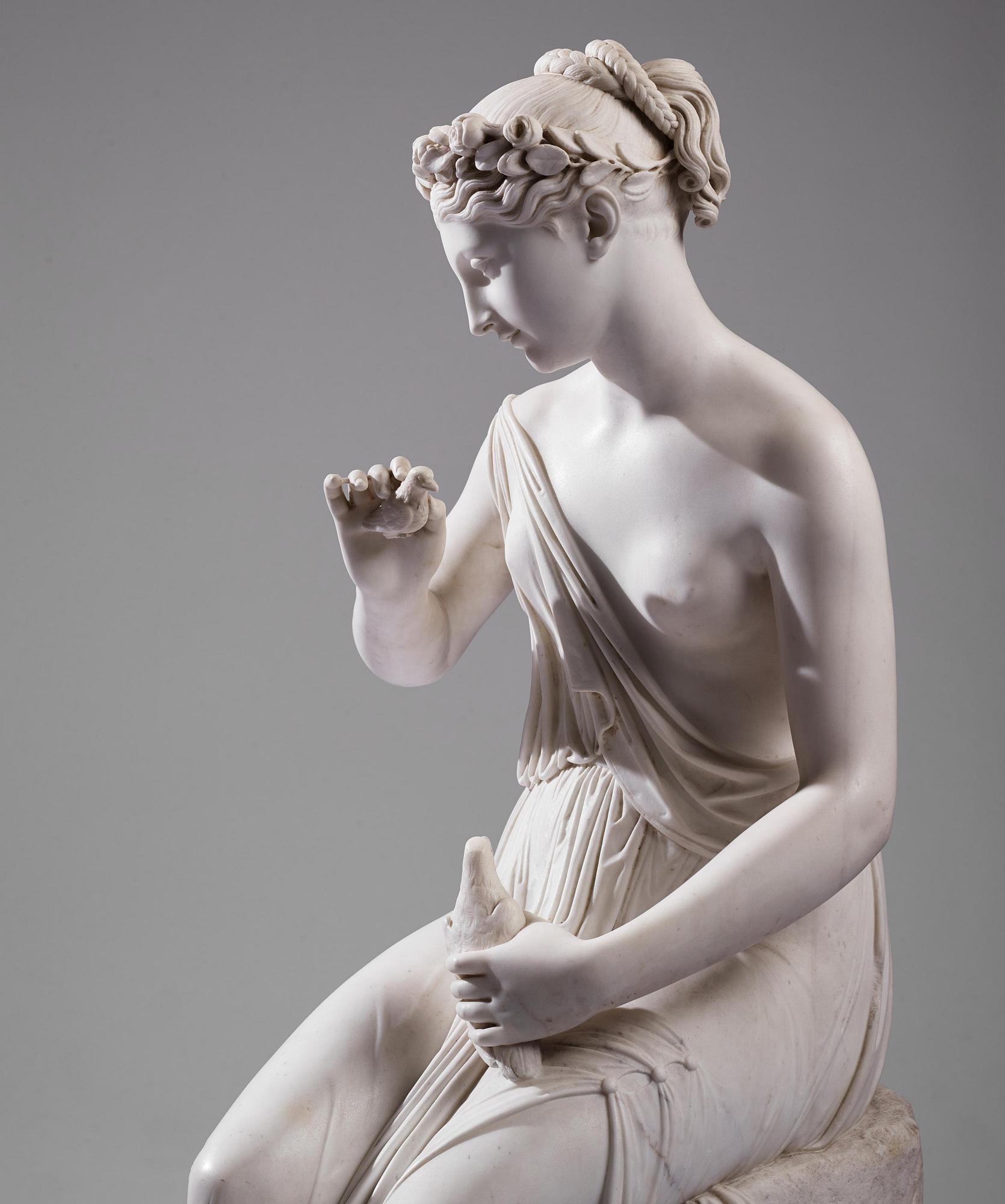 Rudolf (Ridolfo) Schadow, The Girl with Doves.