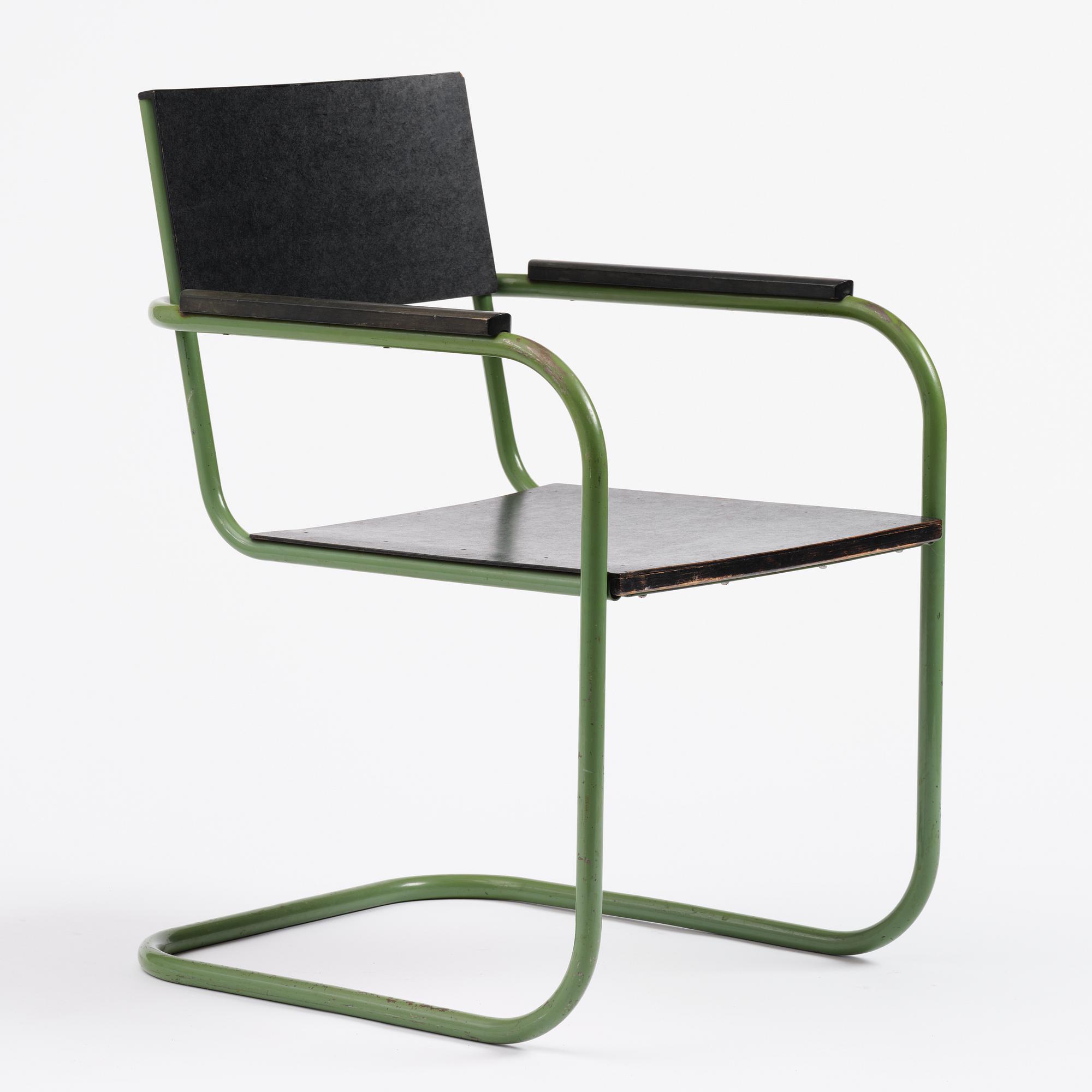 Bröderna Sandbergs Jernmöbelfabrik, armchair, Sandviken, 1930s-40s.