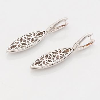 Baguette and brilliant cut dimona earrings.