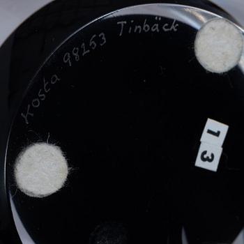 Six glass paper weights, including Robert Eickholt, USA, 1985, & klas-Göran Tinbäck, Sweden.