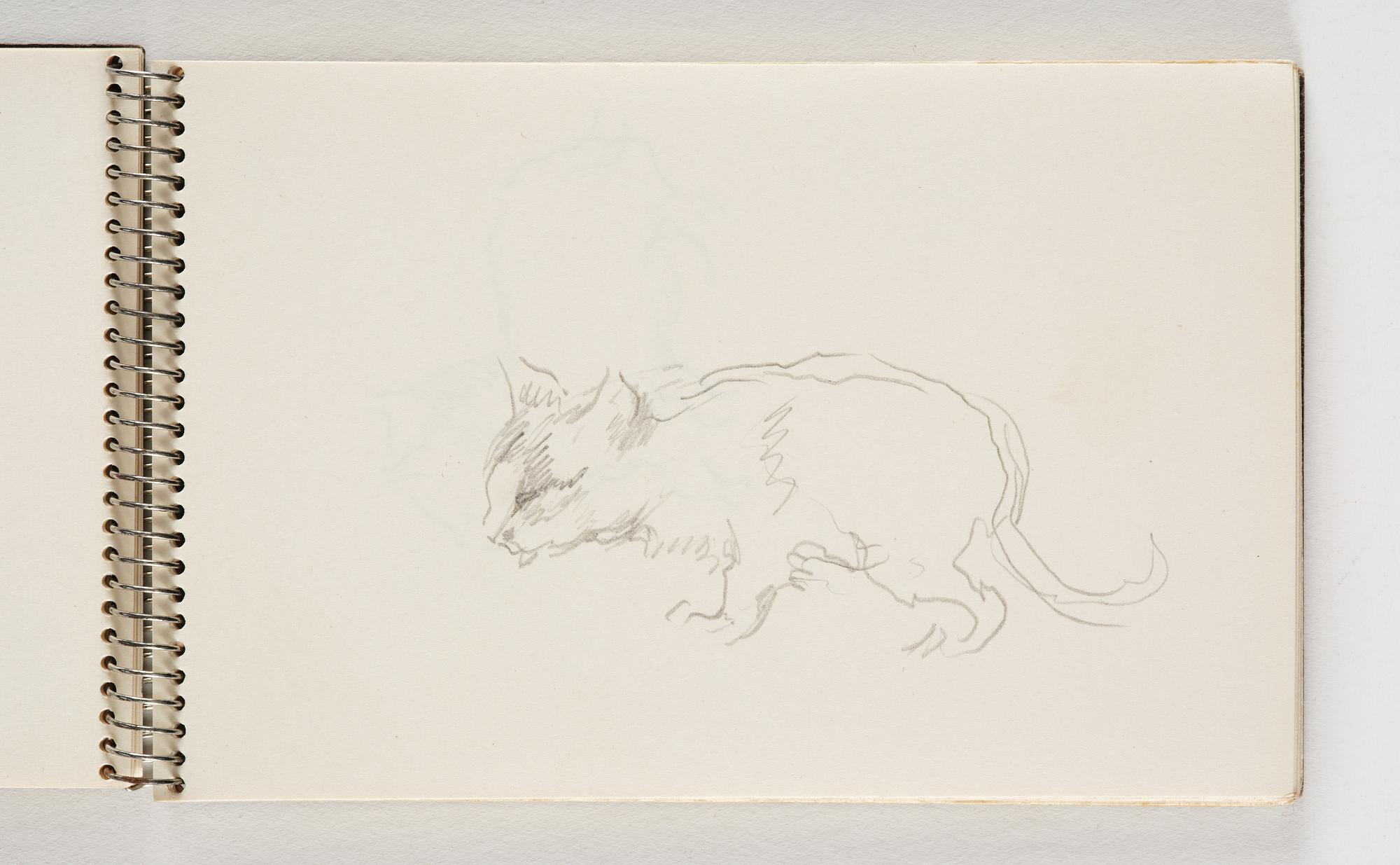 Lotte Laserstein, 10 små skissblock med teckningar.