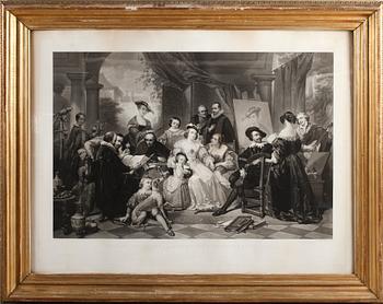 THOMAS DE KEYSER, efter, gravyr, 1800-tal.