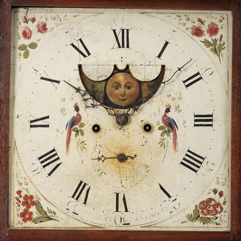 Grandfather clock, 18th-19th Century.