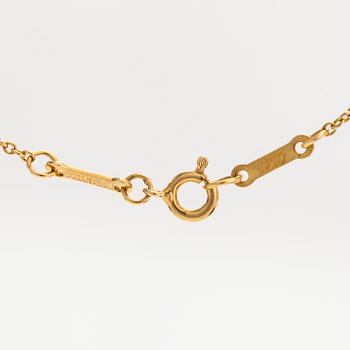 Tiffany & Co, Elsa Peretti, halsband, "Open Heart", 18K guld.