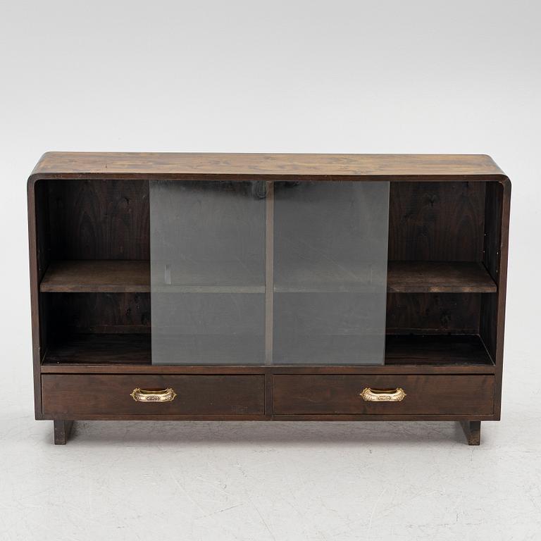 A bookcase, 1930s/1940s.